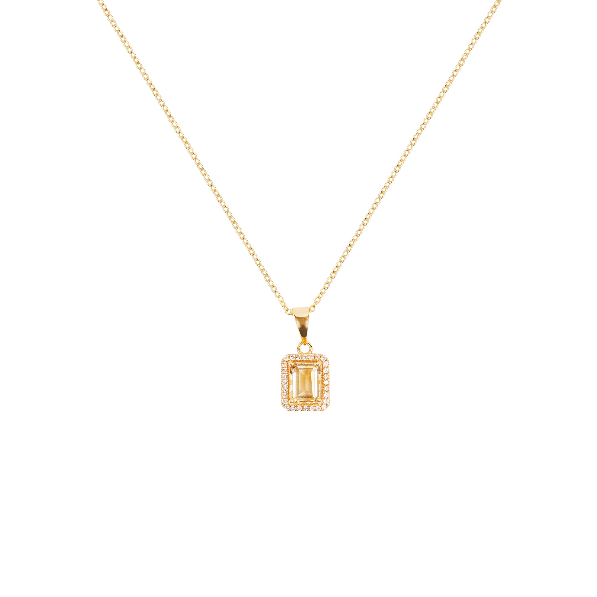Elowen Pendant - Citrine