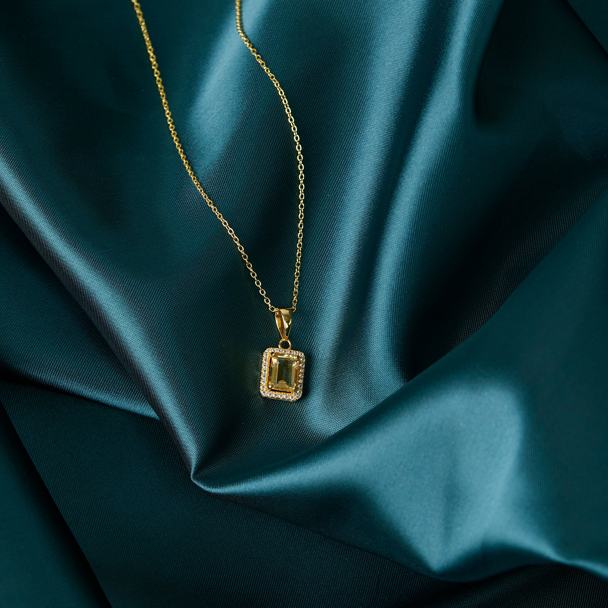Elowen Pendant - Citrine