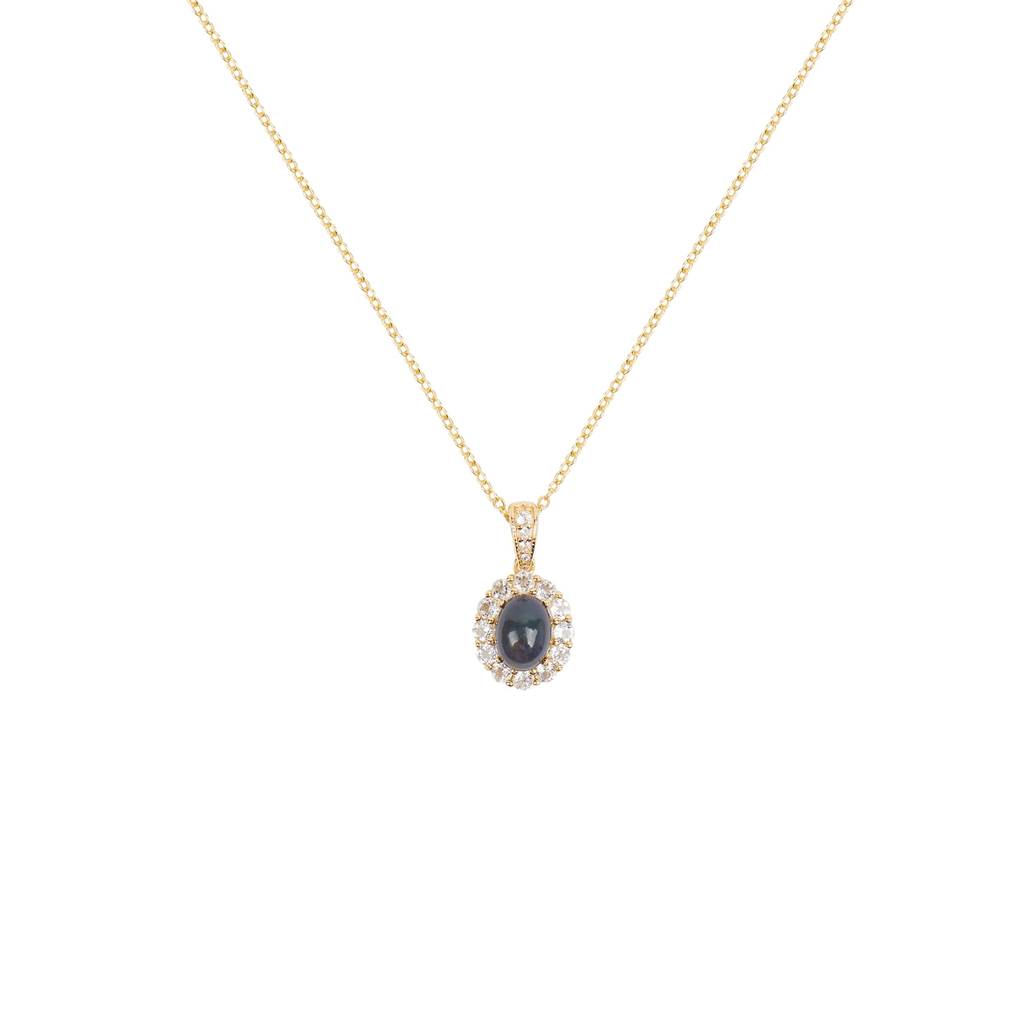 Cetus Pendant - Black Opal
