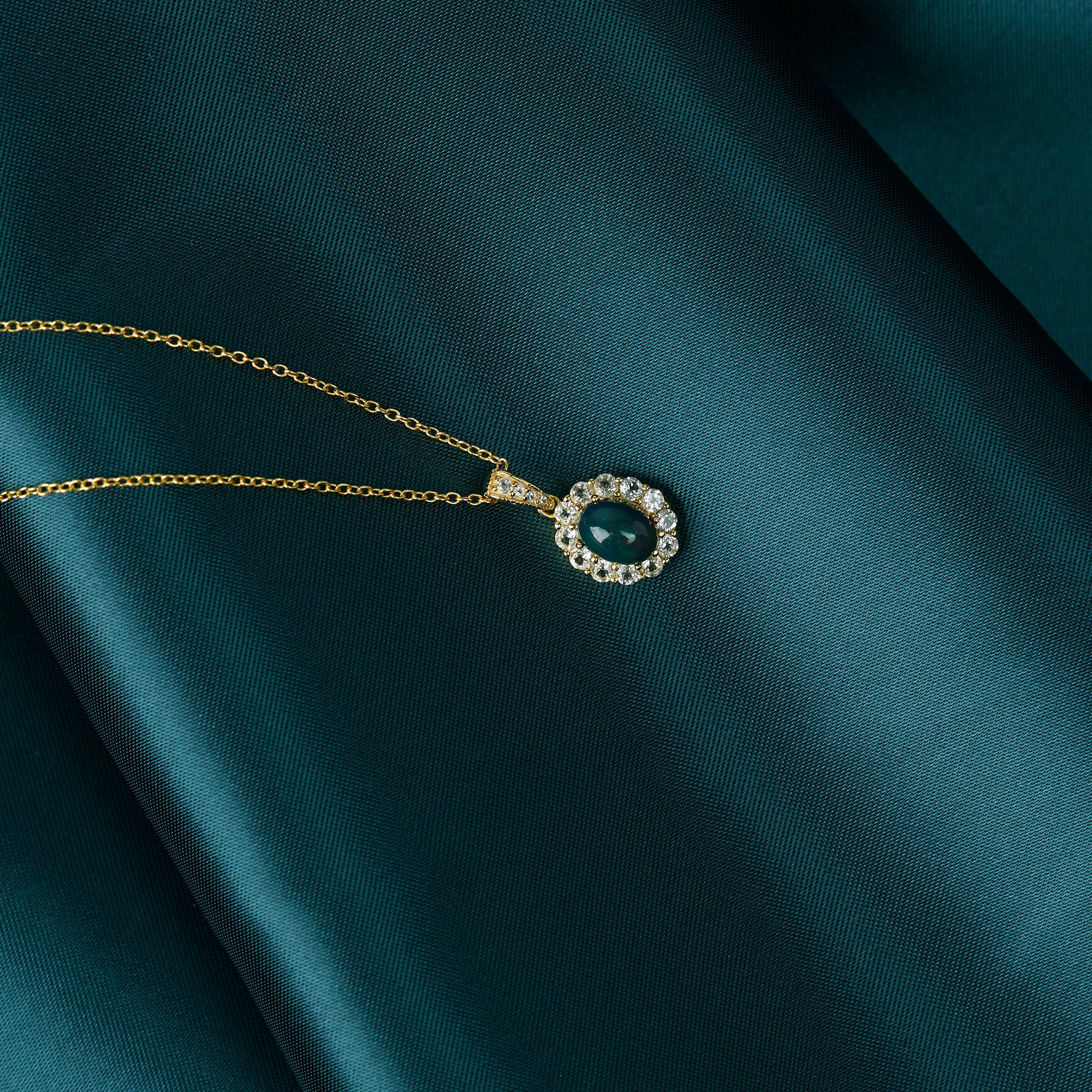 Cetus Pendant - Black Opal